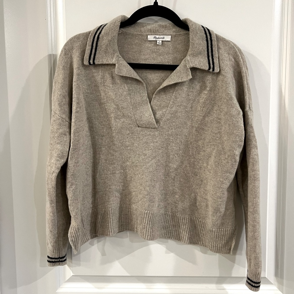 Madewell cropped sweater size SMALL